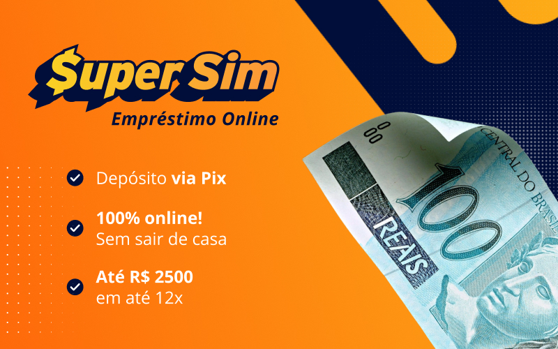 Está com Restrição de Crédito? Simule Agora Mesmo Até R$2500 e Pague em Até 12x. SuperSim